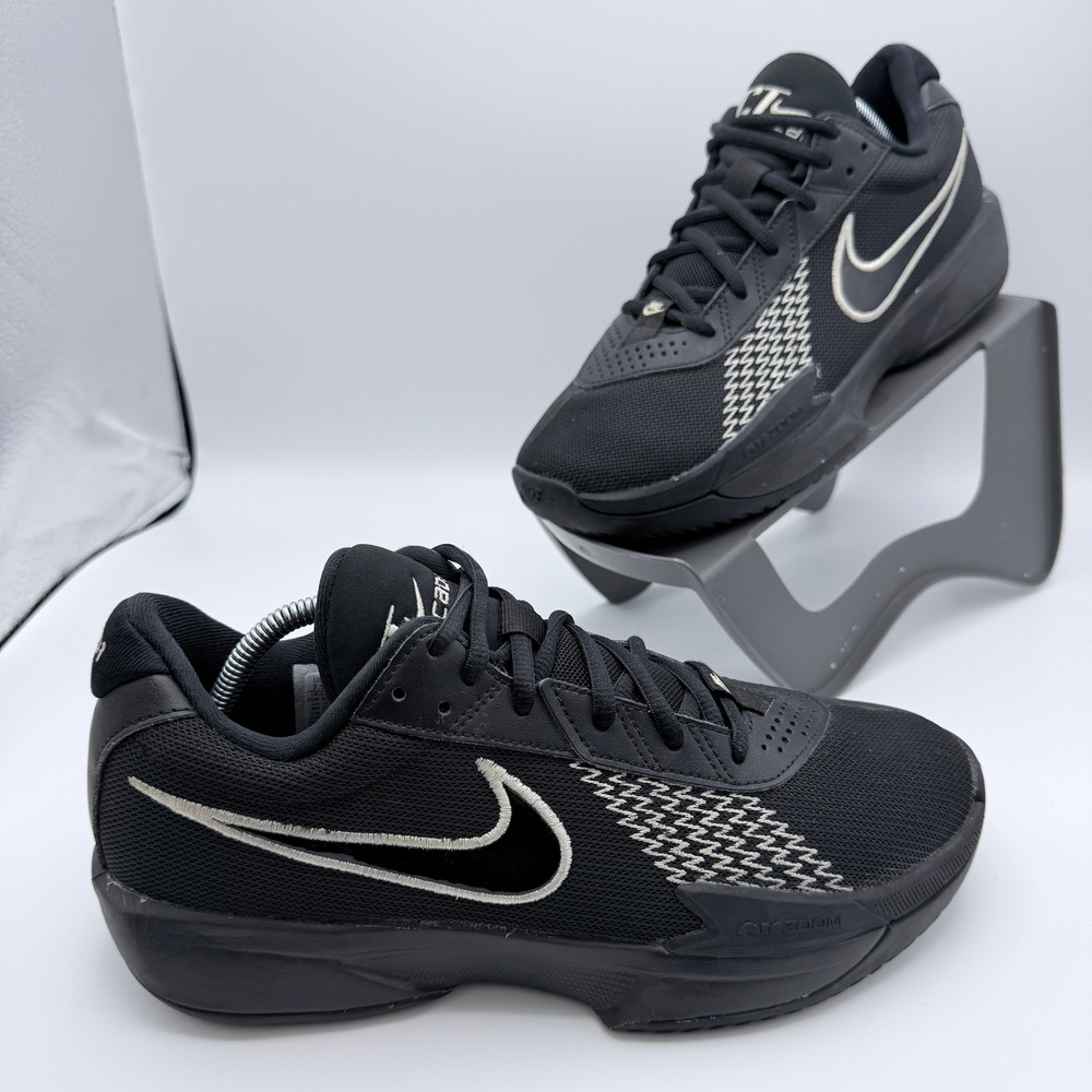 Nike GT Cut Academy Black Silver Basketball Shoes FB2599-011 Mens Size 7.5